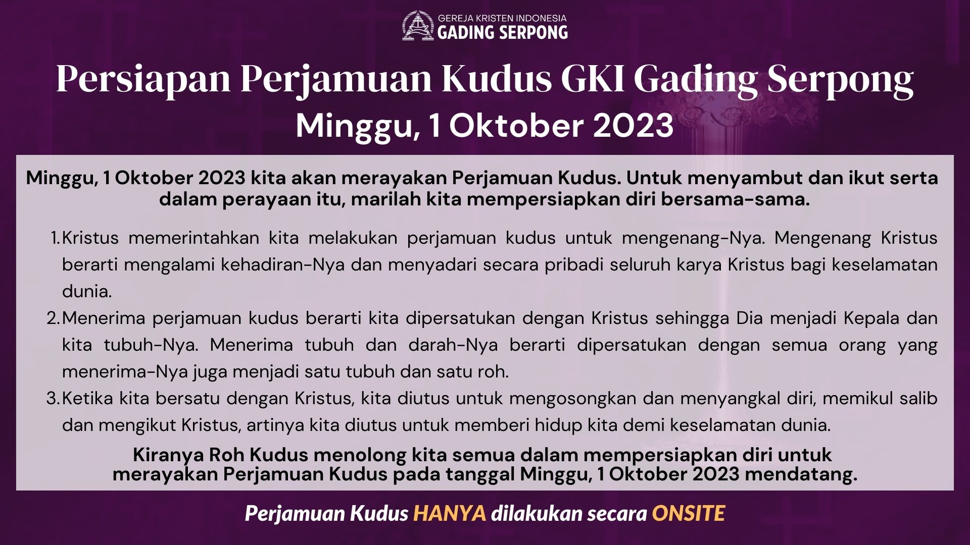 Info Perjamuan Kudus 1 Oktober 2023a