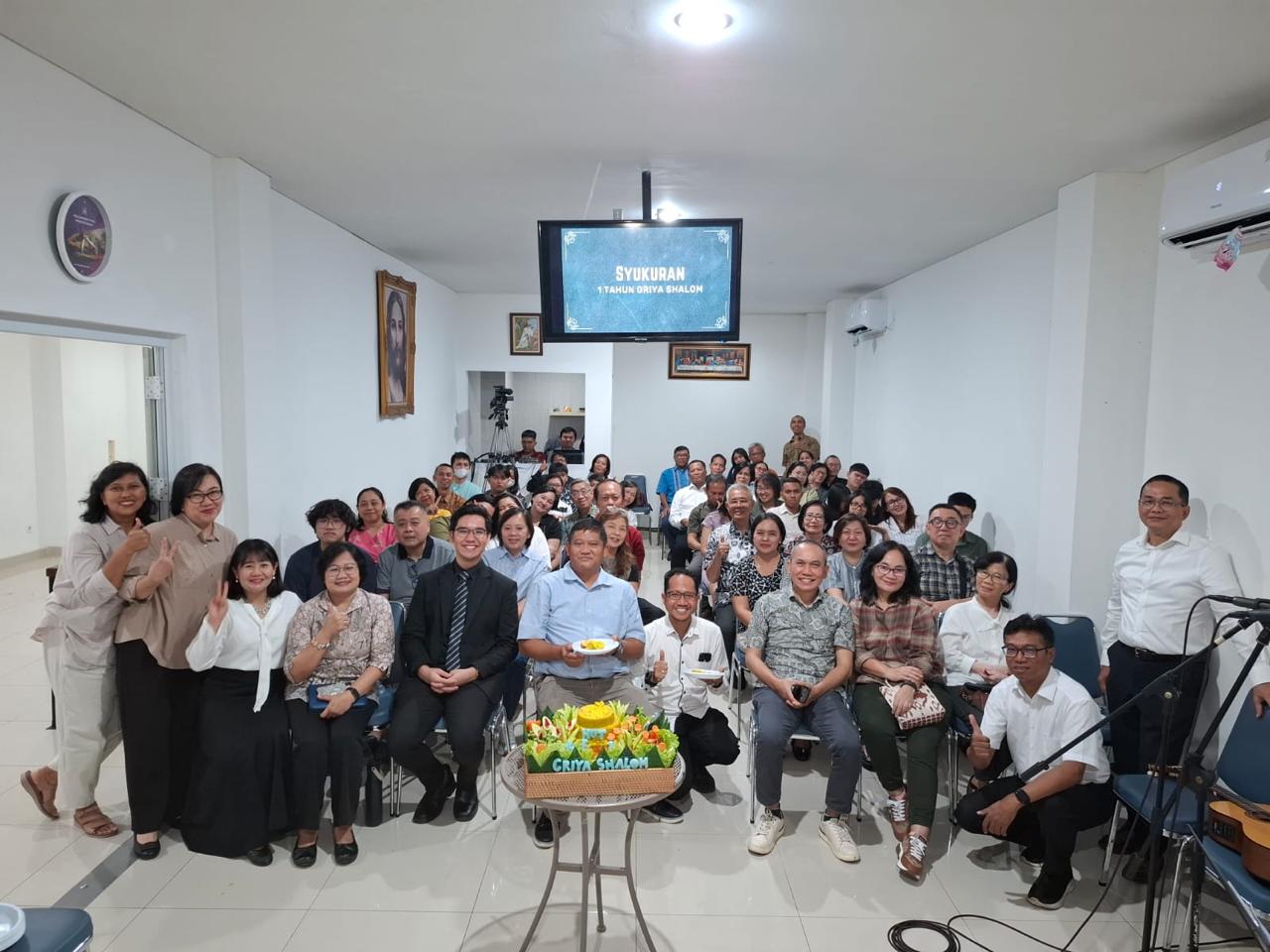 Pengucapan Syukur Satu Tahun Pos Kebaktian Griya Shalom, BSD City 