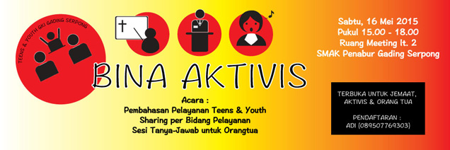 Bina Aktivis Teens & Youth GKI Gading Serpong