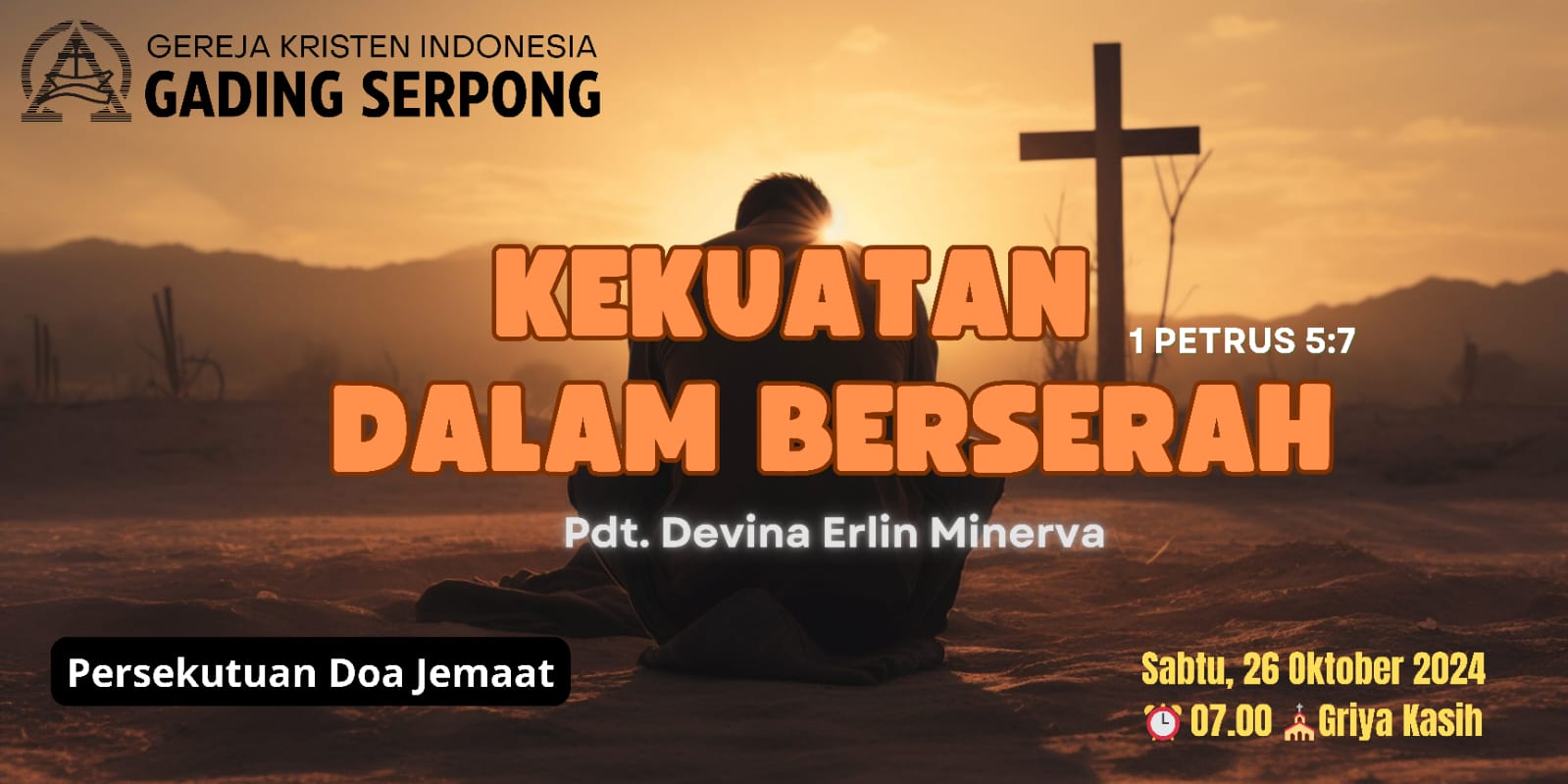 Persekutuan Doa Jemaat | 26 Oktober 2024