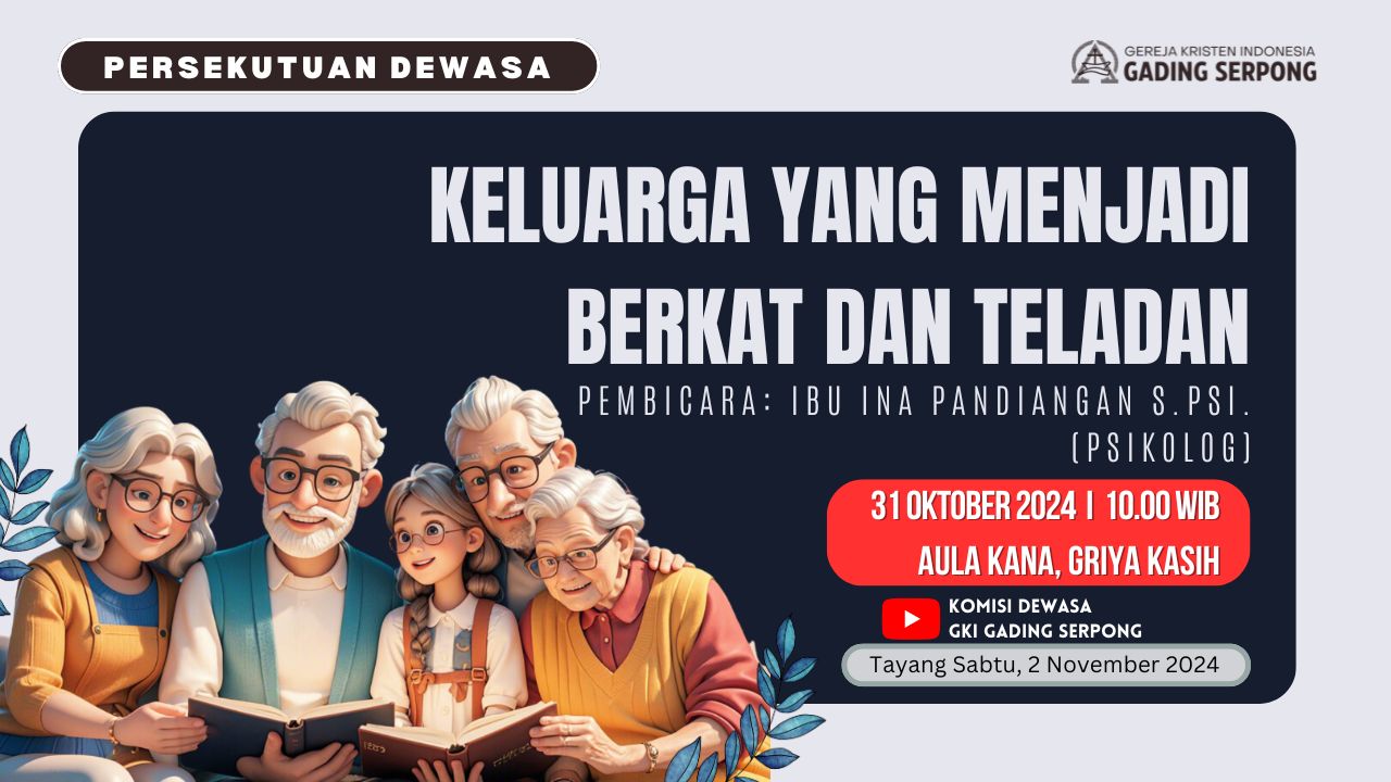 Persekutuan Dewasa | 31 Oktober 2024