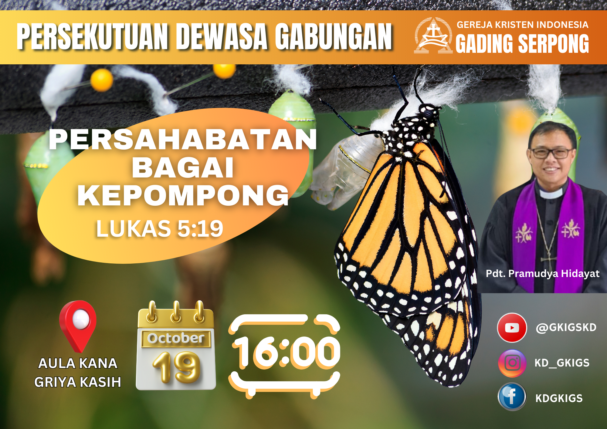 Persekutuan Dewasa Gabungan | 19 Oktober 2024