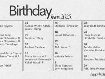 [JUNE BIRTHDAY]