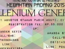 Kebaktian Padang Teens & Youth 2015: The Millennium Generation