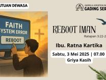 Persekutuan Dewasa (Sabtu) | 21 Juni 2025