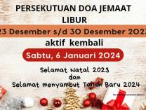 Info Persekutuan Doa Jemaat Bulan Desember 2023