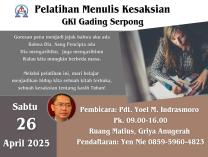 Pelatihan Menulis Kesaksian | 26 April 2025 (2)