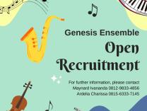 Genesis Ensemble Open Recruitment