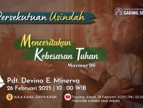 Persekutuan Usia Indah | 26 Februari 2025